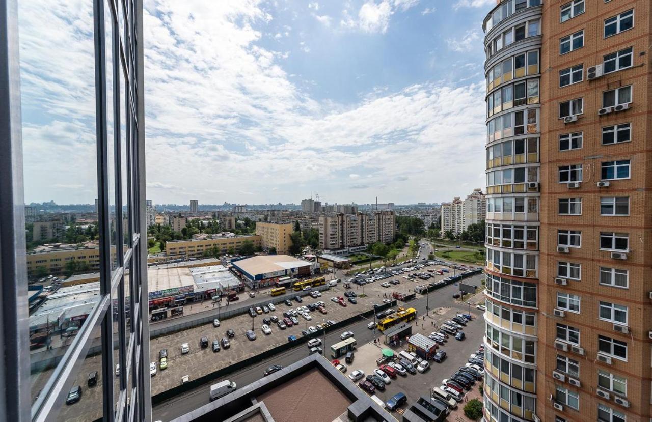 Fashionable Apartments. Smartplaza Metro Minskaya. Obolon Kiev Buitenkant foto